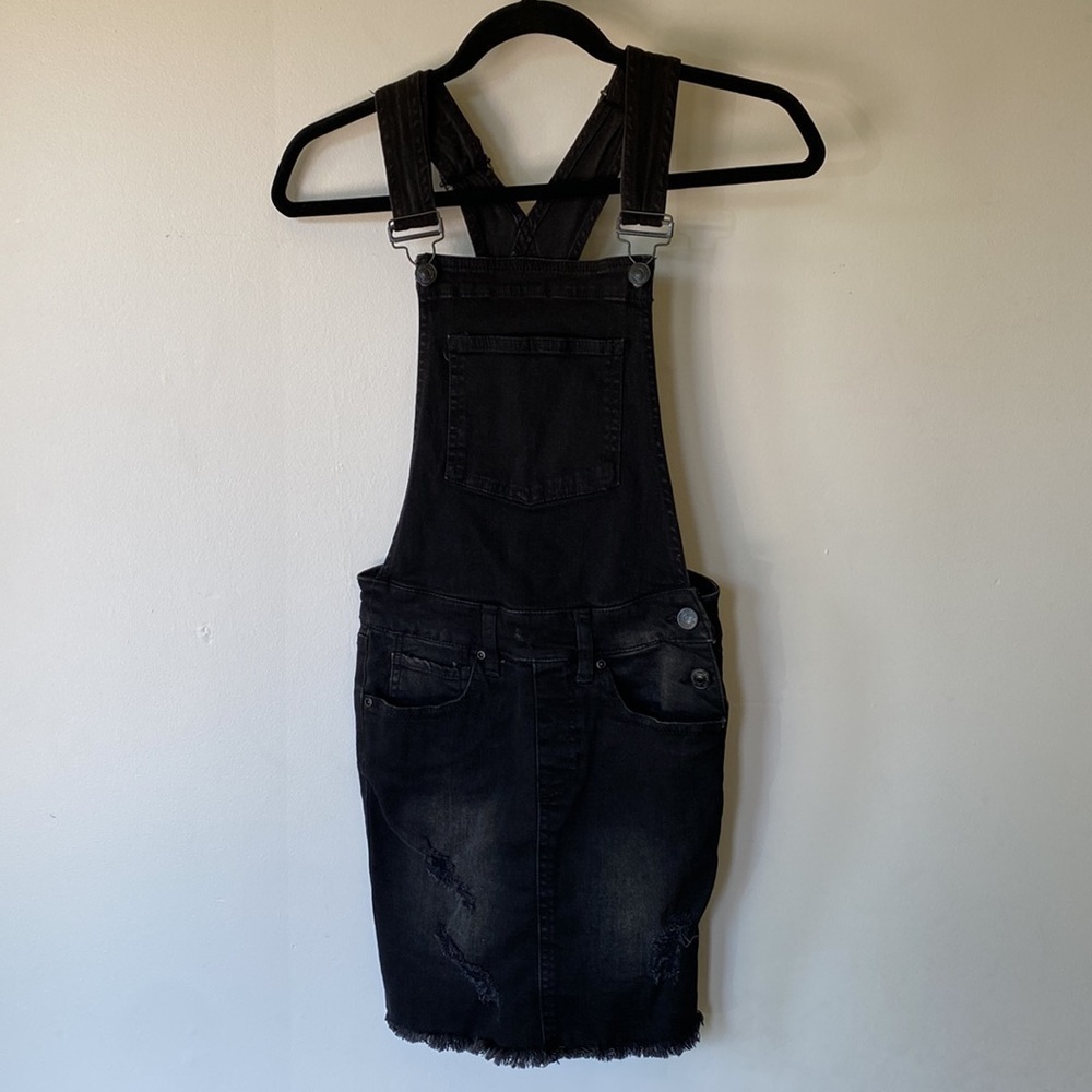 Bluenotes black skirt overalls women's XS